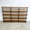 1960's Mid Century Solid Teak Laranda Three Bay Open Shelves