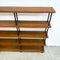 1960's Mid Century Solid Teak Laranda Three Bay Open Shelves