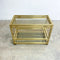 1970's Hollywood Regency Style Gold Drinks Trolley Or Side Table By Pierre Vandel Paris