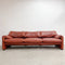 Italian Three Seater Mid Century Maralunga Sofa Lounge by Vico Magistretti for Cassina