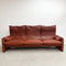 Italian Three Seater Mid Century Maralunga Sofa Lounge by Vico Magistretti for Cassina
