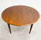 Mid Century Parker Teak Circular Extension Dining Table
