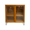80s Parker Compact Teak Cabinet With Internal Lighting