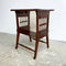 Antique Arts And Crafts Maple Side Table With Stung 'Beads' Detail