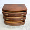 Antique Georgian Style Bow Front Chest Of Drawers