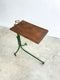 Antique Table Tray Fully Adjustable (Industrial Brutalist Aesthetic)