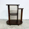 Art Deco Compact Tiered Side Table Shelf