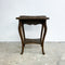 Arts And Crafts Antique Floral Carved Side Table Or Console
