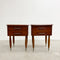 Pair of 1960's Atomic Mid Century Bedside Tables Drawers