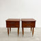 Pair of 1960's Atomic Mid Century Bedside Tables Drawers