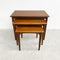 Mid Century Parker Nest Of 3 Side Tables - Restored