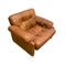 Coronado Lounge Armchair In Tan Leather By Tobia Scarpa For B&B Italia c1960s