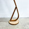 Early Mid Century Rattan Cane Floor Lamp 1950s