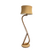 Early Mid Century Rattan Cane Floor Lamp 1950s