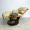 Ekornes Stressless Leather Recliner with Swivel Base and Table