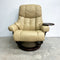 Ekornes Stressless Leather Recliner with Swivel Base and Table