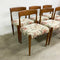 Set Of 6 TH Brown Mid Century 60s Blackwood Dining Chairs