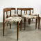 Set Of 6 TH Brown Mid Century 60s Blackwood Dining Chairs