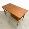 Mid Century Parker Nordic 2 Drawer Teak Desk