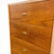 Mid Century Modern Danish Tallboy Chest of Drawers in Oak