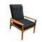 Fler 'Flermark' Mid Century Navy Blue Upholstered Armchair
