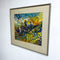 Framed Acrylic Painting 'Picnic At Hyde Park' By Sue Bellomo