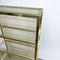 French Mid Century 5 Tiered Glass Shelves By Pierre Vandal