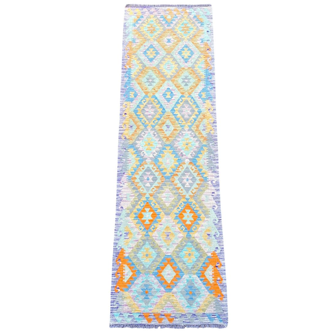 Handmade Wool Kilim Runner Rug