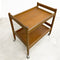 Mid Century 1970s Cocktail Bar Cart Trolley