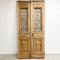 Pair Of Egyptian Baltic Pine Carved French Doors