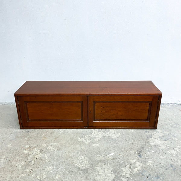 Antique Cedar Desktop Tidy Cabinet