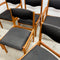 Set Of  Six Mid Century Retro Dining Chairs