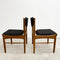Set Of  Six Mid Century Retro Dining Chairs
