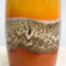 Mid Century Large West German Pottery Fat Lava Vase