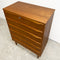 MID CENTURY DANISH CHEST OF DRAWERS TALLBOY