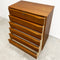 MID CENTURY DANISH CHEST OF DRAWERS TALLBOY