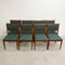 Set Of 8 Parker Teak Dining Chairs 1980s