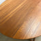 Rare Mid Century Solid Teak Danish Drop Side Gate Leg Dining Table - Restored