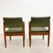 Set Of 6 Green Chiswell Dining Chairs Circa 1973