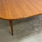 Mid Century Parker Teak Oval Extension Dining Table
