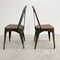 Set 8 Tolix Style Industrial Cafe Dining Chairs by Le Forge Sydney