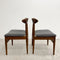 Set of 6 Mid Century Spade Back Dining Chairs