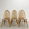 Set of 6 Mid Century Ercol Quaker Windsor Dining Chairs