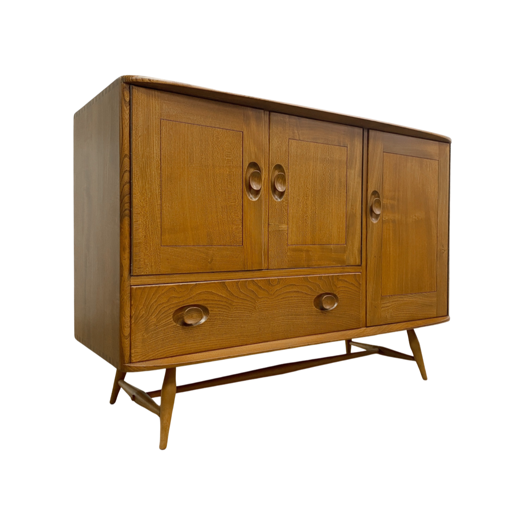 Stunning Mid Century Ercol Windsor Elm 467 Sideboard - Restored