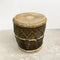 Vintage Tribal Hide And Wood Drum