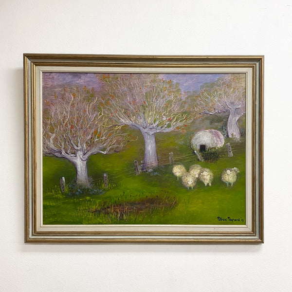 Late 20th Century Landscape Oil Painting By Patricia Maynard