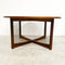 Mid Century Parker Round 'Sundial' Teak Coffee Table - Restored