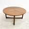 Mid Century Parker Round 'Sundial' Teak Coffee Table - Restored