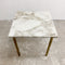 Mid Century Marble Top Side Table