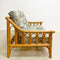 Mid Century Rattan Cane Two Seater Sofa Lounge